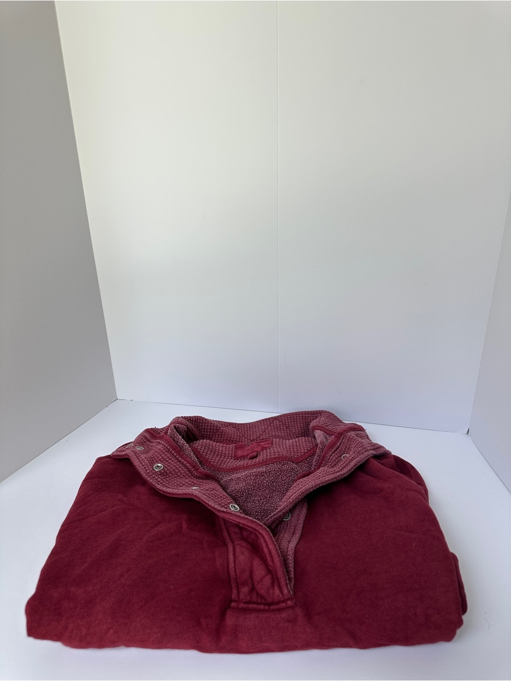 aerie  Burgundy Zip-Up Sweater